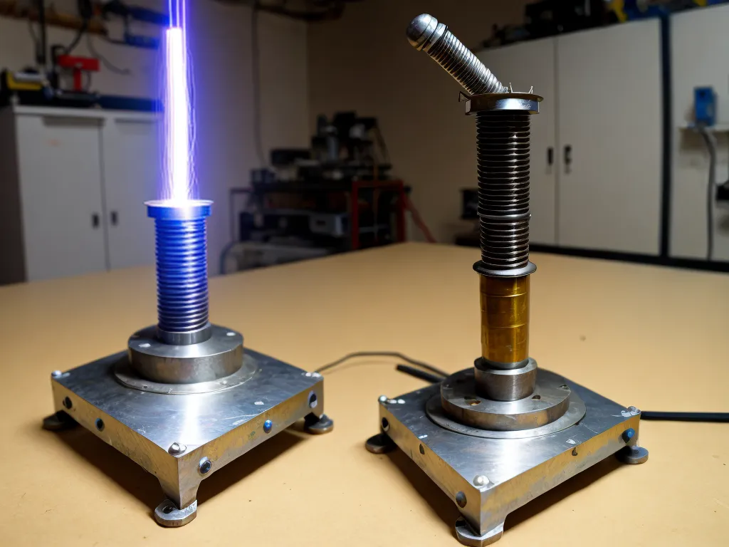 “Building a Miniature Tesla Coil with Scrap Metal”