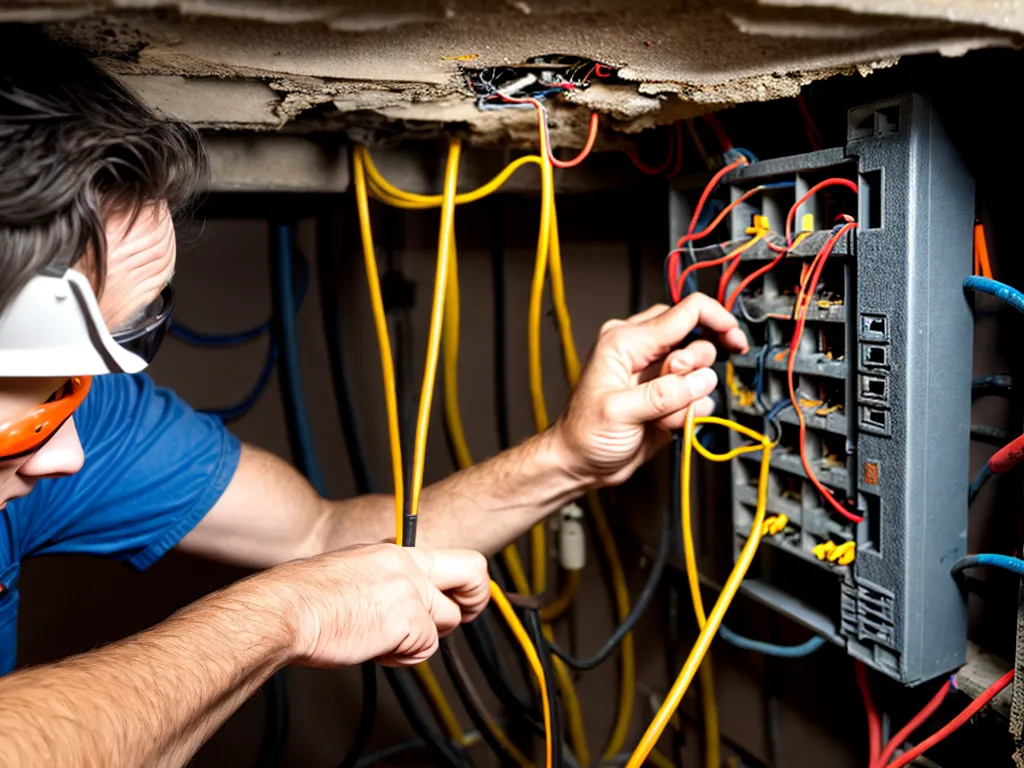 Fixing Faulty Electrical Wiring in Forgotten Basements