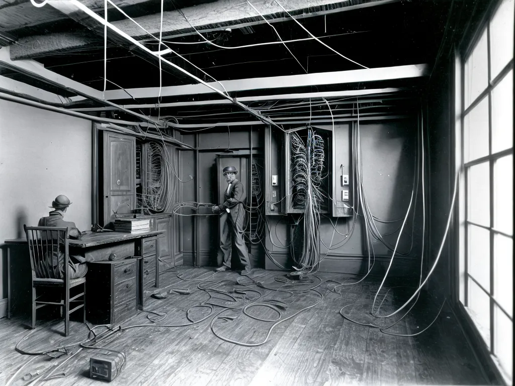 How Early Electricians Dealt With the Dangers of Exposed Wires