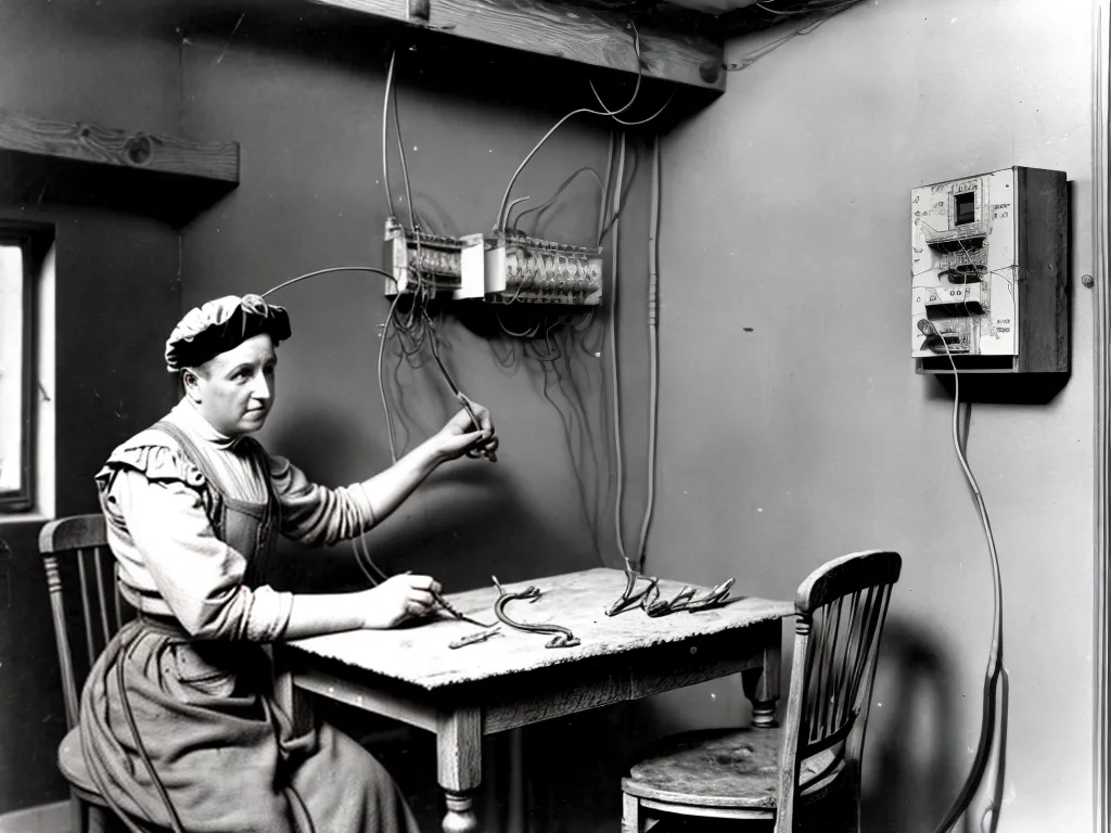 How Early Electricians Managed Household Wires Before Romex