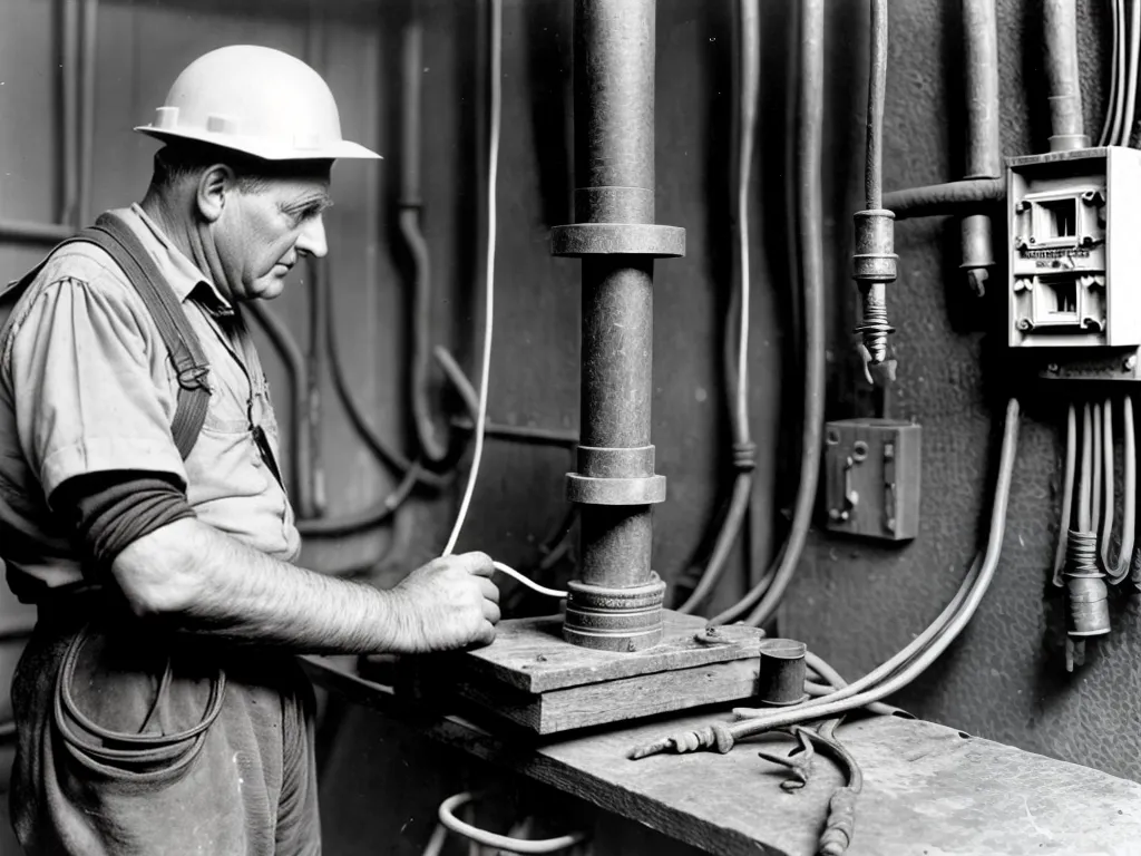 How Early Electricians Used Crude Materials to Conduct Power