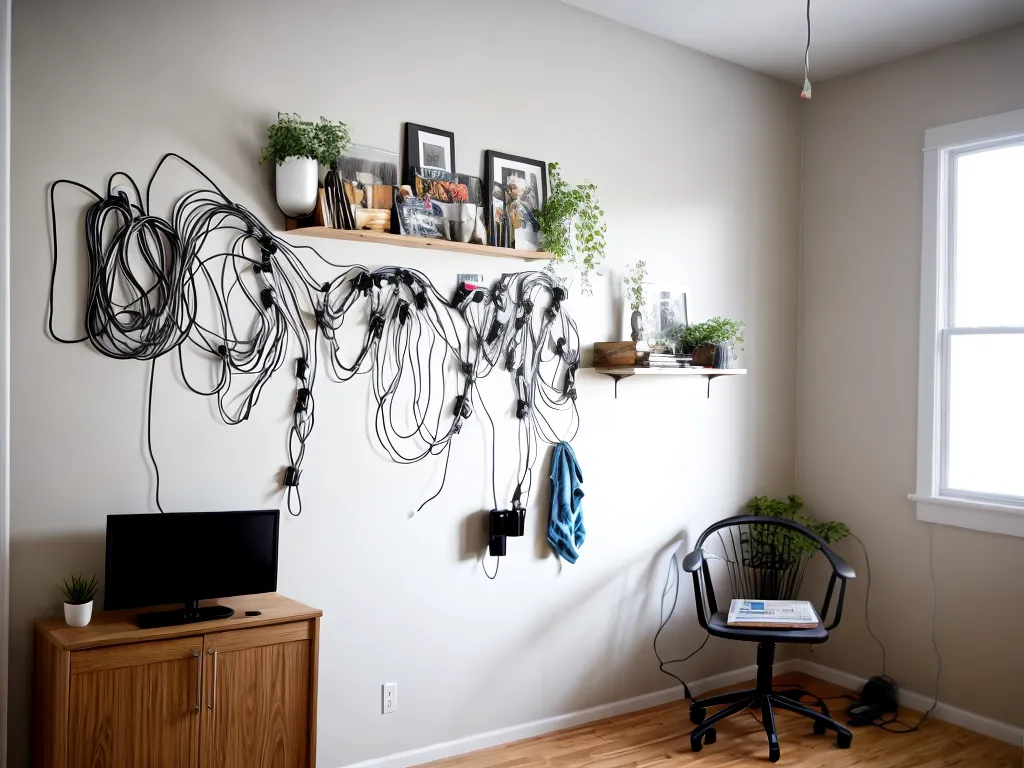 How to Hide Messy Wires and Cables Behind Your Walls