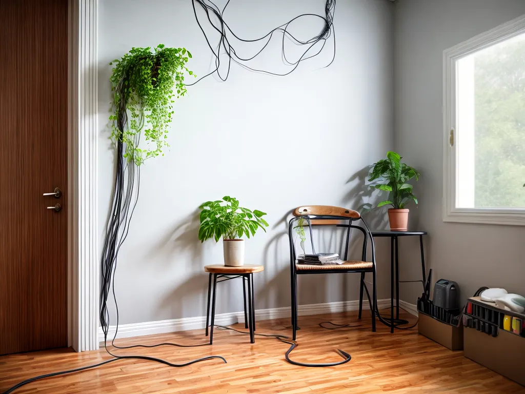 How to Hide Unsightly Electrical Wires in Your Home