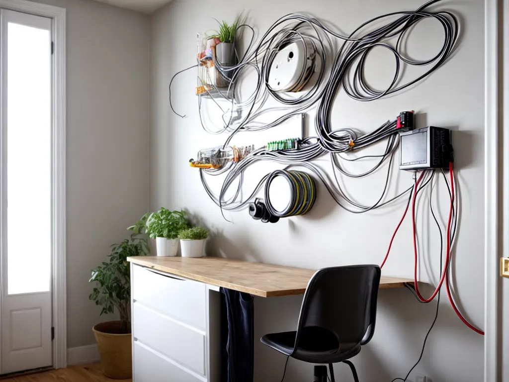 How to Hide Wires Without Damaging Your Walls