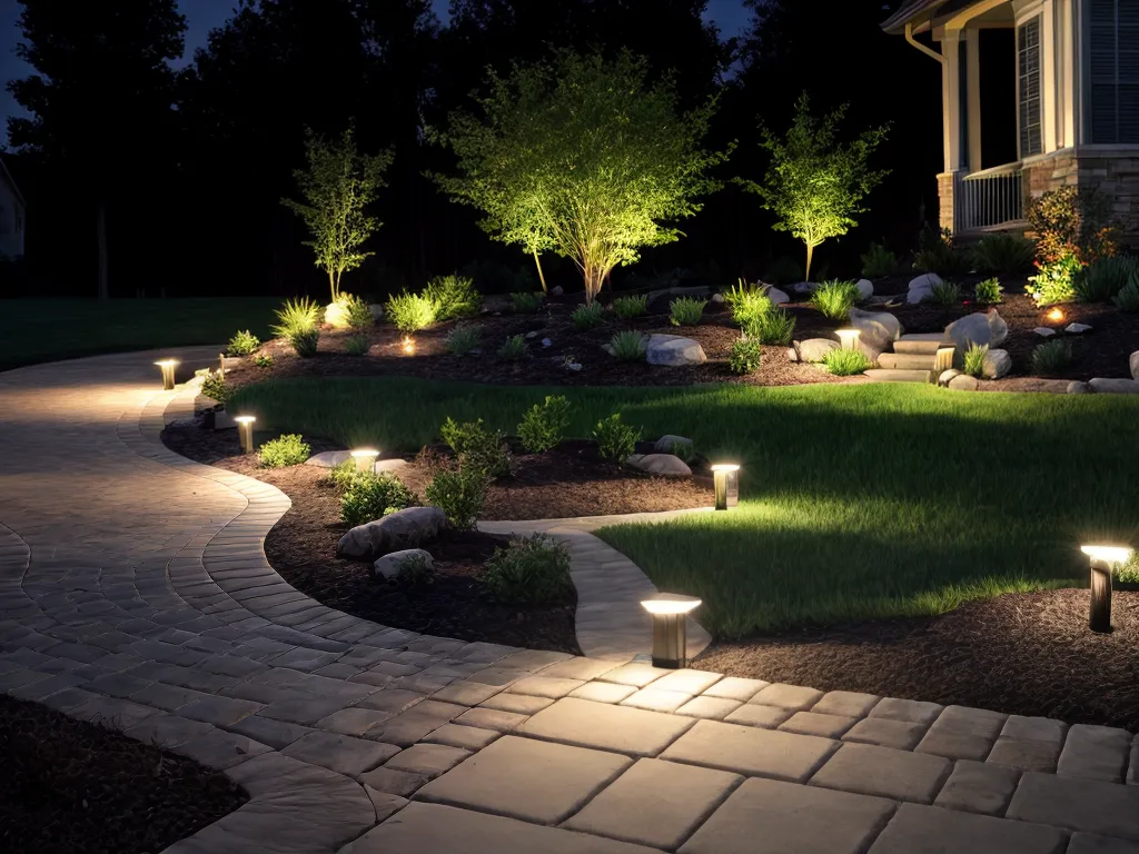 How to Install Low-Voltage Landscape Lighting With Hardscape Features