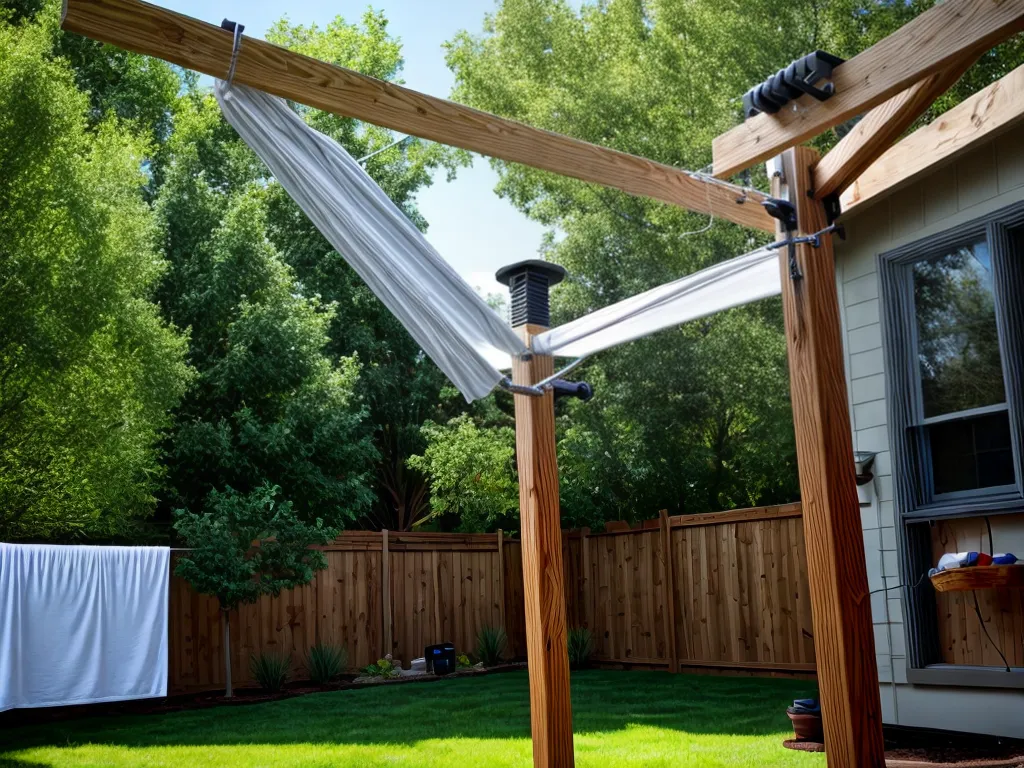 How to Install a Clothesline in Your Backyard