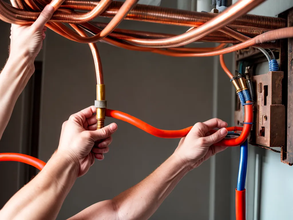 How to Replace Old Copper Wiring with PEX Tubing