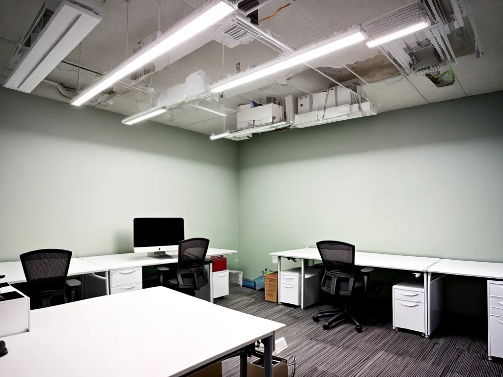 How to Rewire Your Office’s Fluorescent Lighting System on a Budget