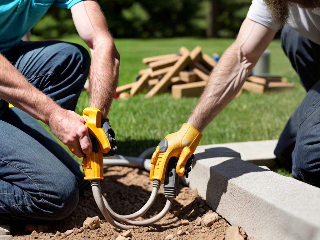How to Safely Bury Outdoor Extension Cords