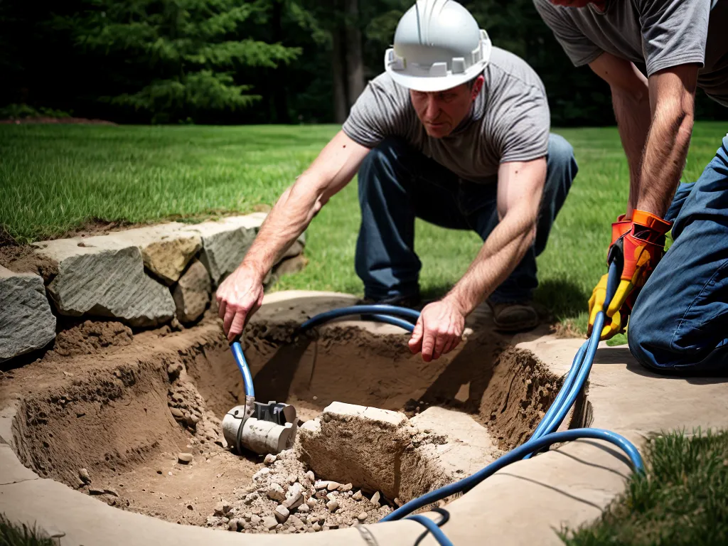 How to Safely Bury Underground Wiring for Outdoor Lighting