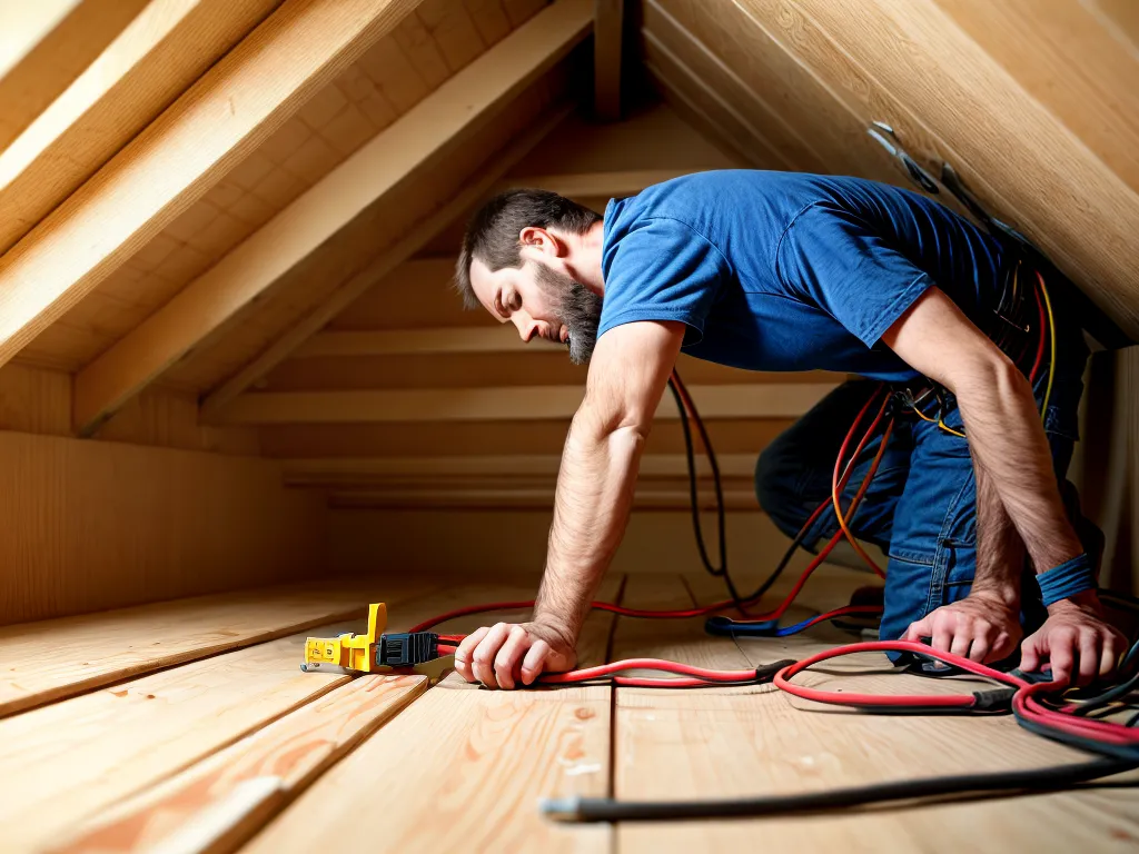 How to Safely Install Electrical Wiring in Your Attic