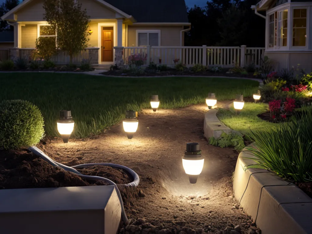 How to Safely Install Underground Electrical Wiring for Garden Lighting