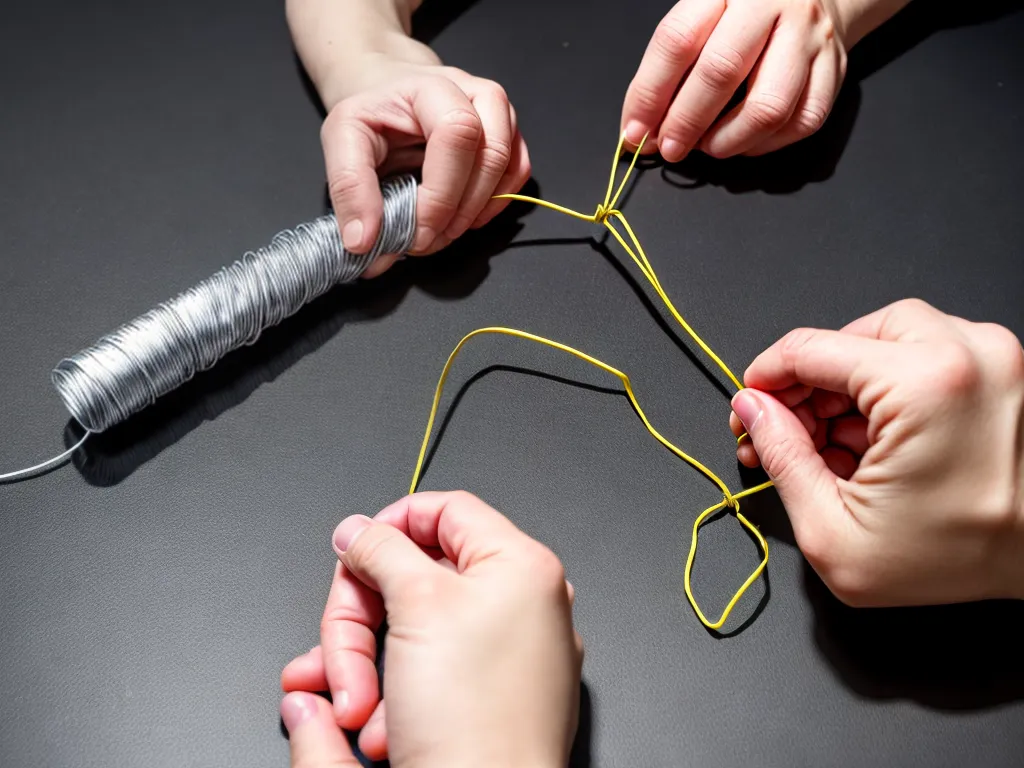 How to Twist Paper-Wrapped Wire Without Causing Short Circuits