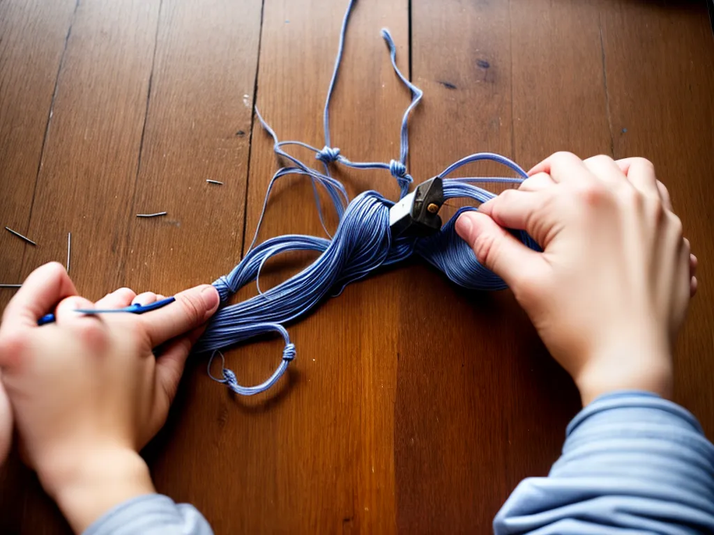 How to Weave Electrical Wires by Hand