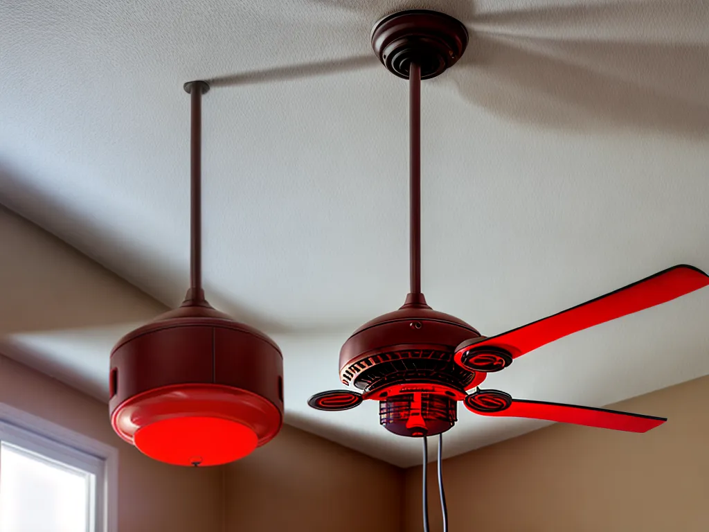 How to Wire a Ceiling Fan With a Red Wire