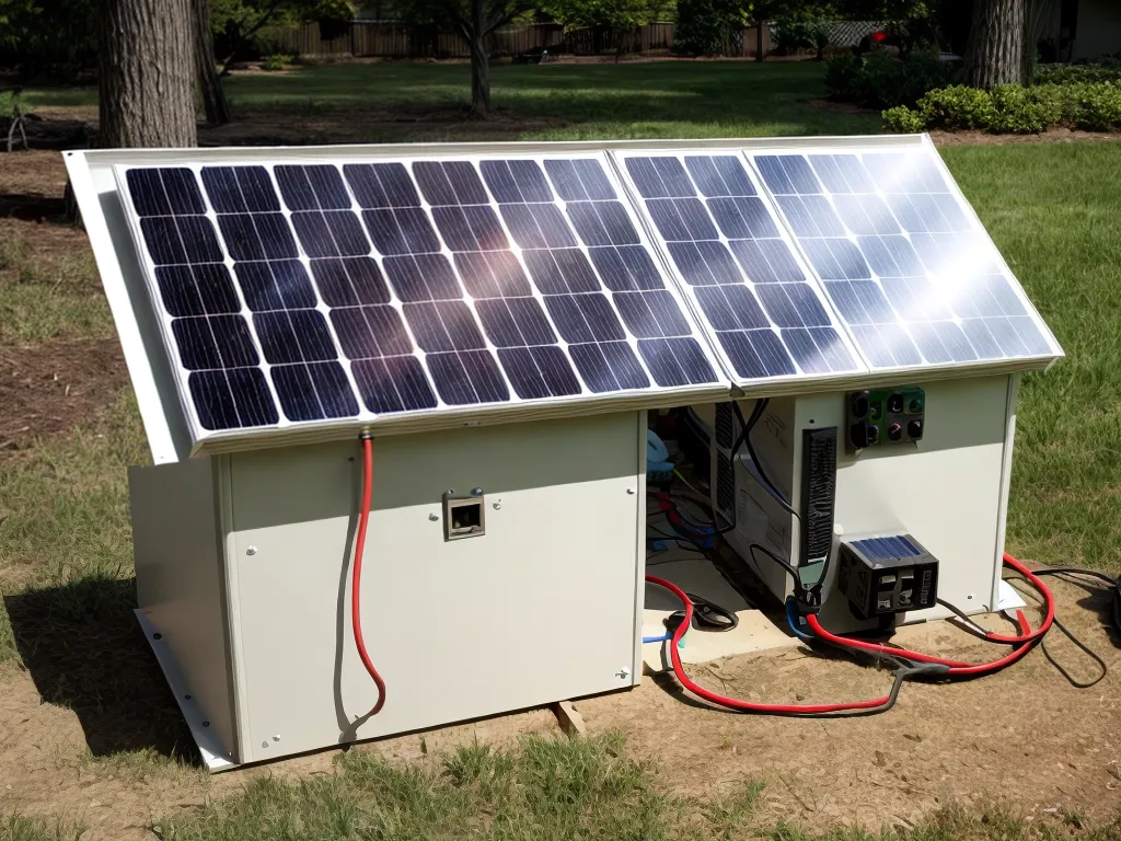 How to Wire a Homemade Solar Generator