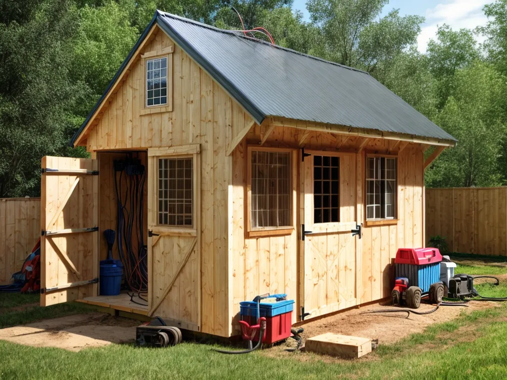 How to Wire a Shed Without Electricity