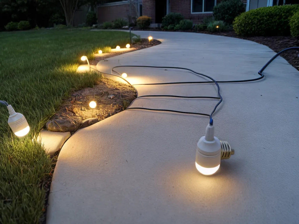 How to Wire a Simple Path Light System